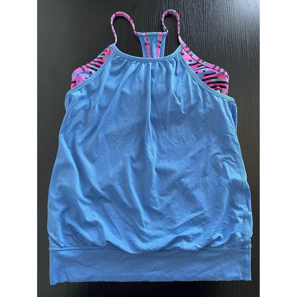 Ivivva tank with built in bra girls sz 12 by lululemon